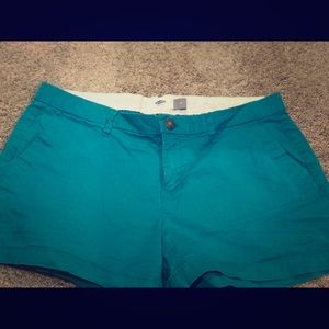 Turquoise shorts